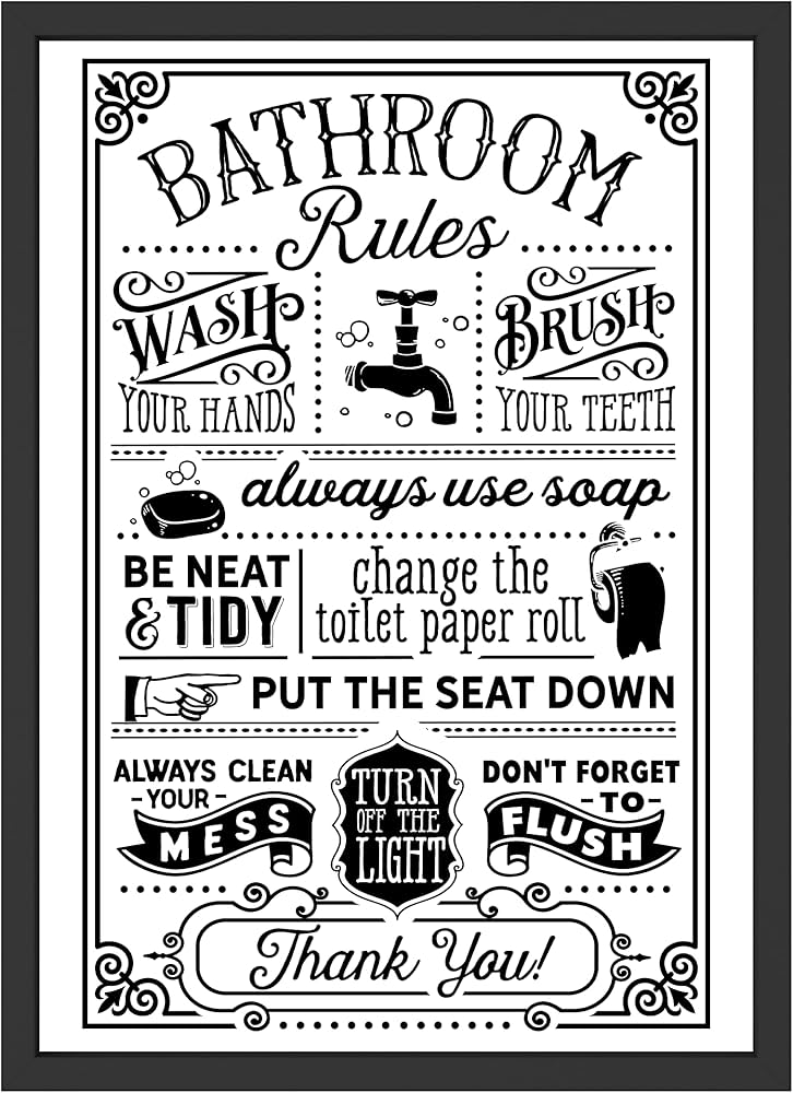 Bathroom Rules